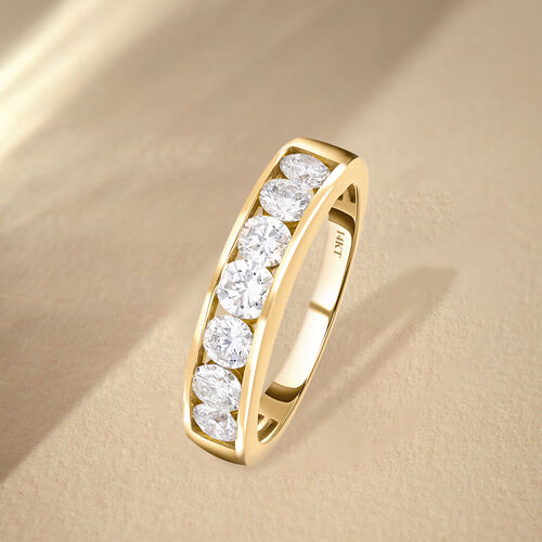LUXURIANT DIAMOND- IGI zertifizierter SI-GH Labor Diamant Ring in 585 Gelbgold - 1,50 ct. image number 7